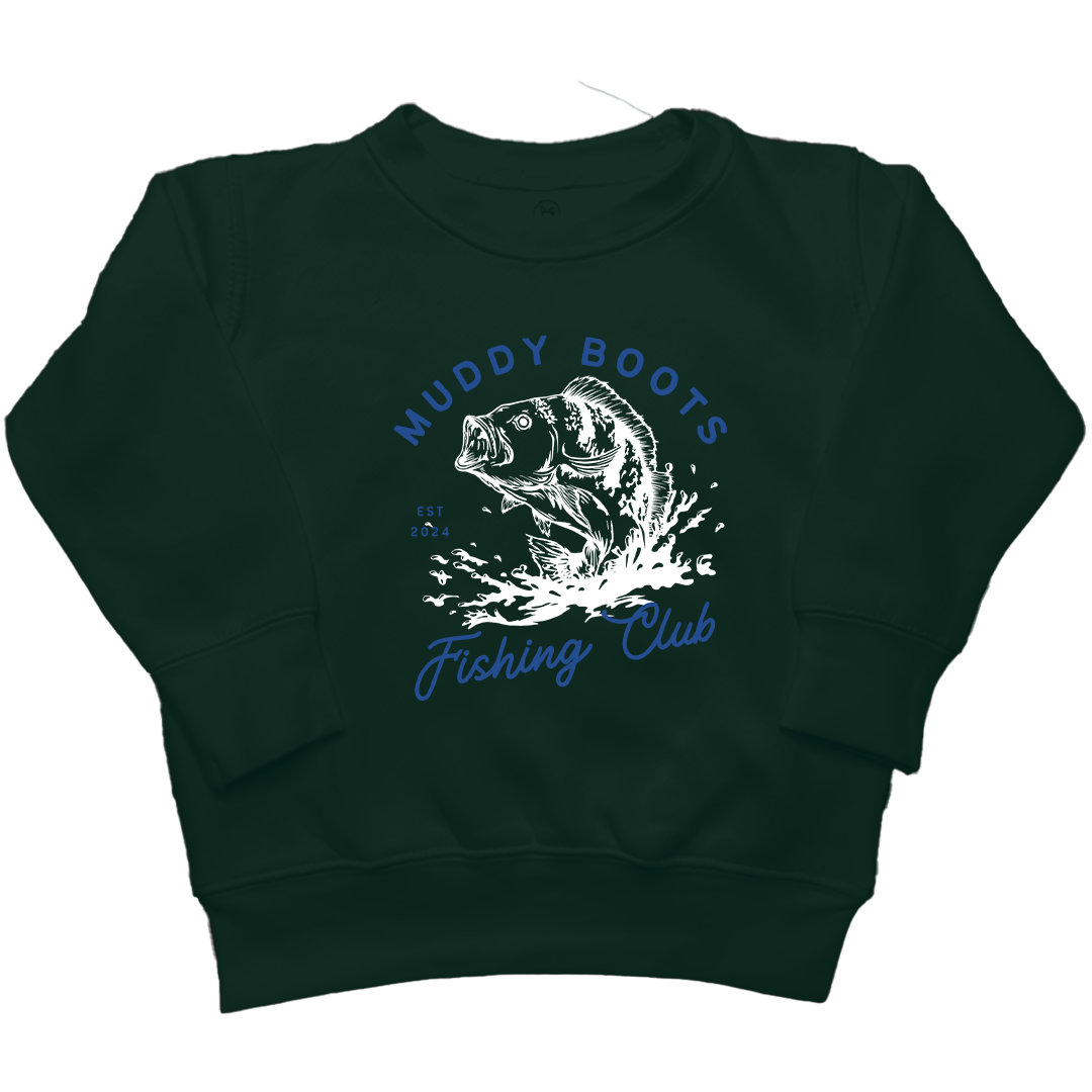 MB Fishing Club Kids Crew Neck Sweatshirt