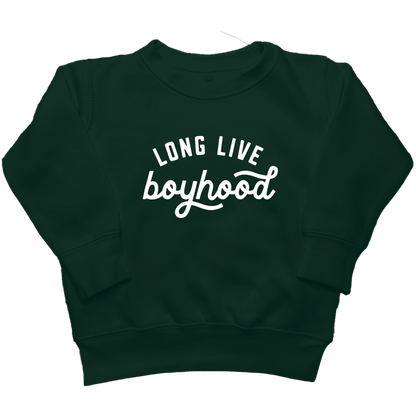 Long Live Boyhood Kids Crew Neck Sweatshirt