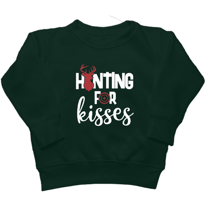 Hunting For Kisses Kids Crew Neck Sweatshirt