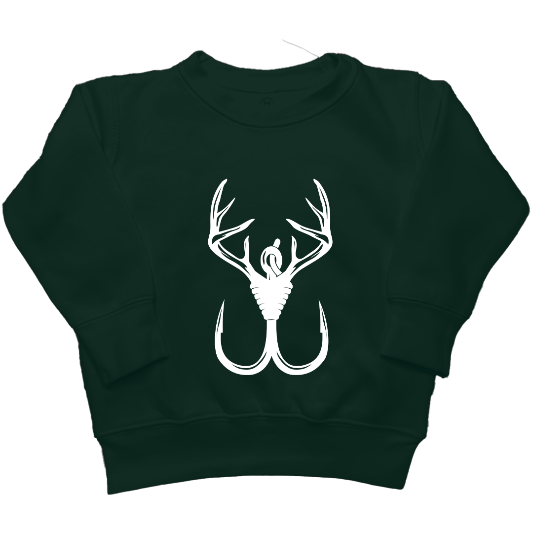 Antler Hook Kids Crew Neck Sweatshirt