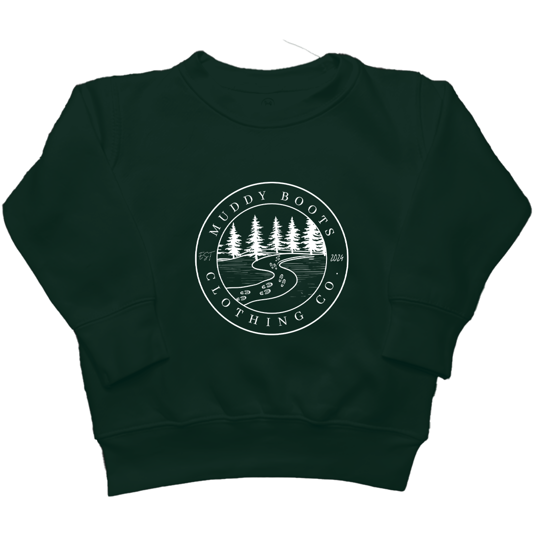 Muddy Trails Kids Crew Neck Sweatshirt