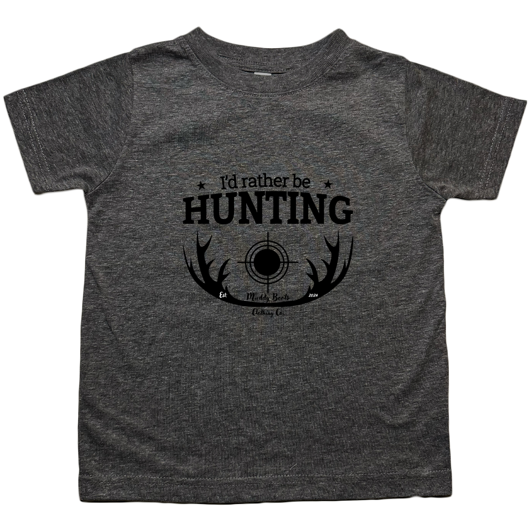 I'd Rather be Hunting Kids Tee