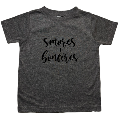 Smores And Bonfires Kids Tee