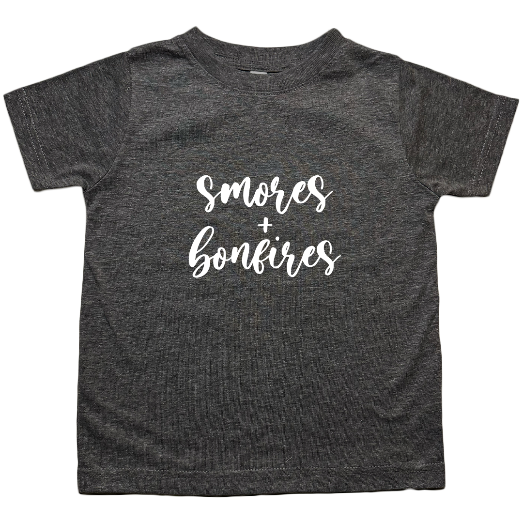 Smores And Bonfires Kids Tee