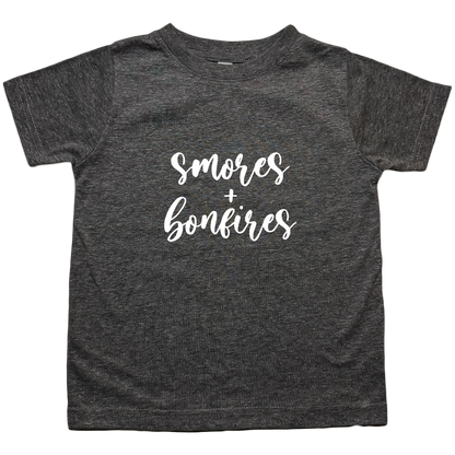 Smores And Bonfires Kids Tee