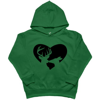 Deer Romance Kids Hoodie