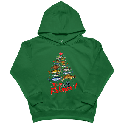 Merry Fishmas Kids Hoodie