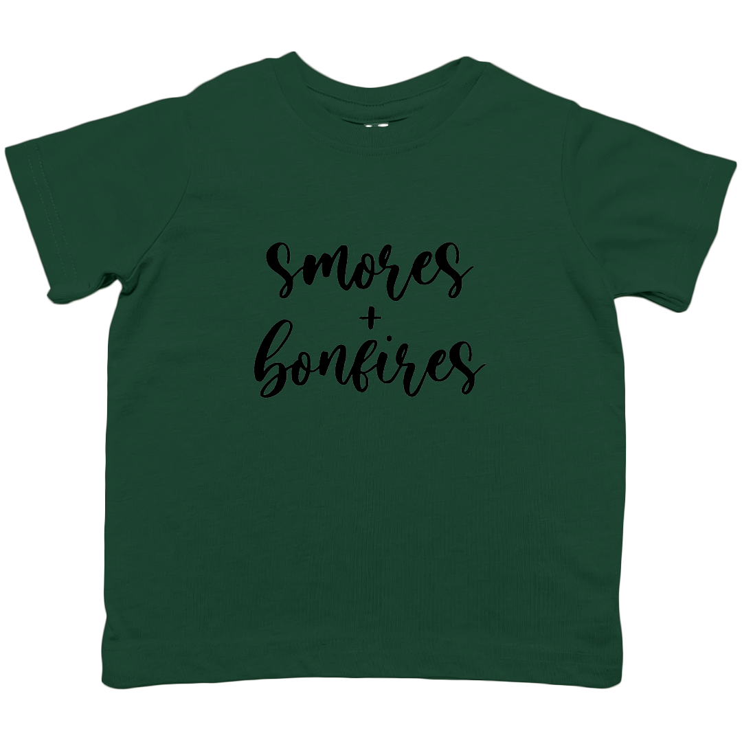 Smores And Bonfires Kids Tee