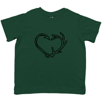 Hook Antler Heart Kids Tee