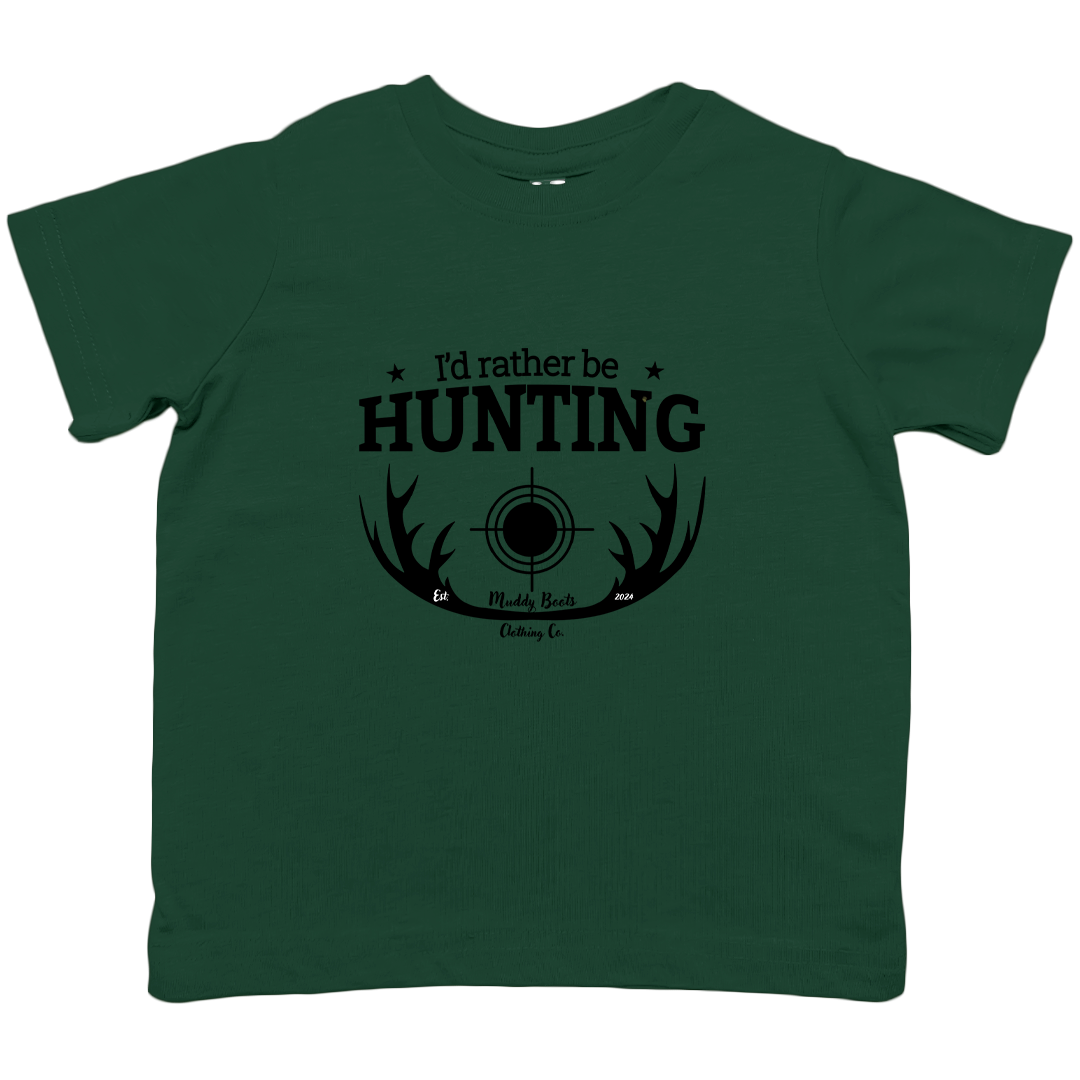 I'd Rather be Hunting Kids Tee