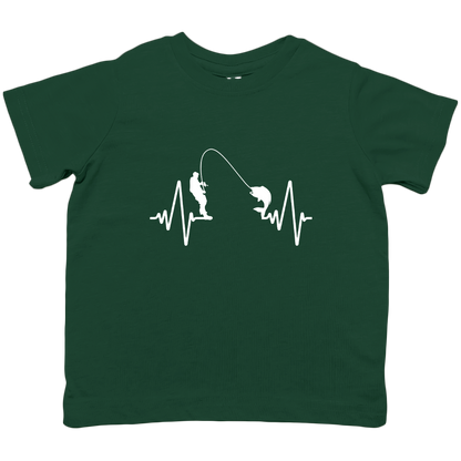 Fishing Heartbeat Kids Tee