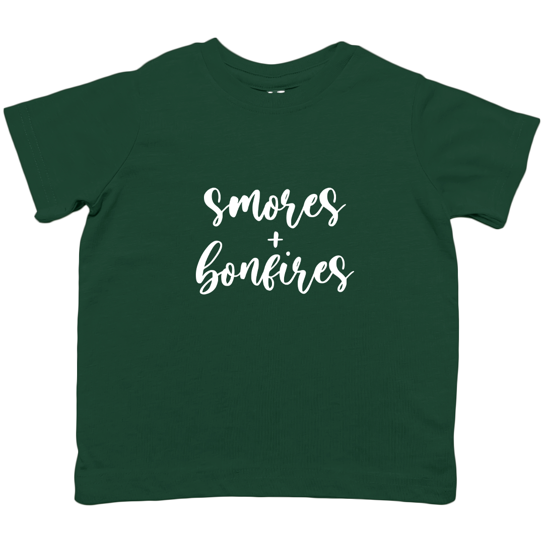 Smores And Bonfires Kids Tee