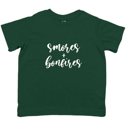 Smores And Bonfires Kids Tee