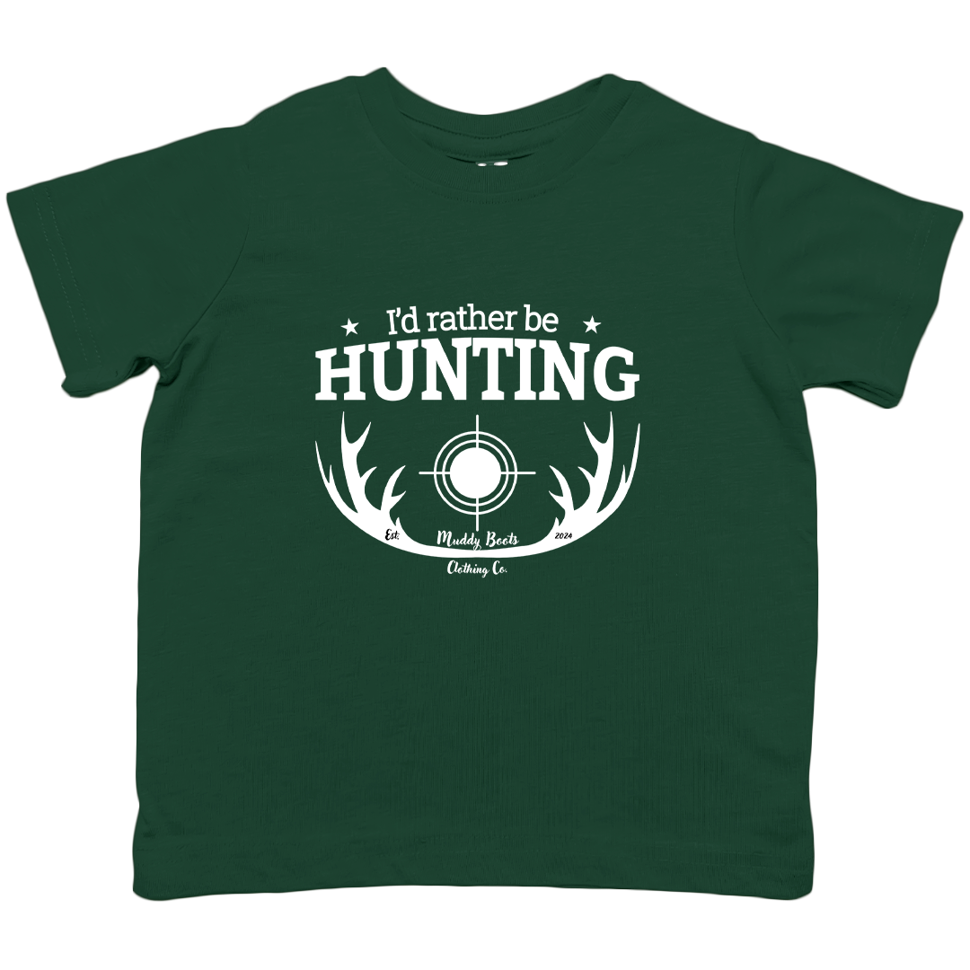 I'd Rather be Hunting Kids Tee