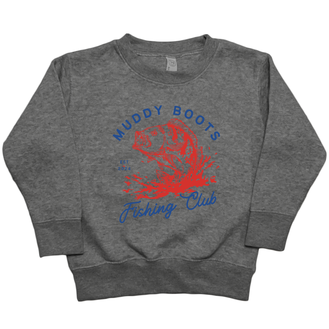 MB Fishing Club Toddler Crew Neck Sweatshirt