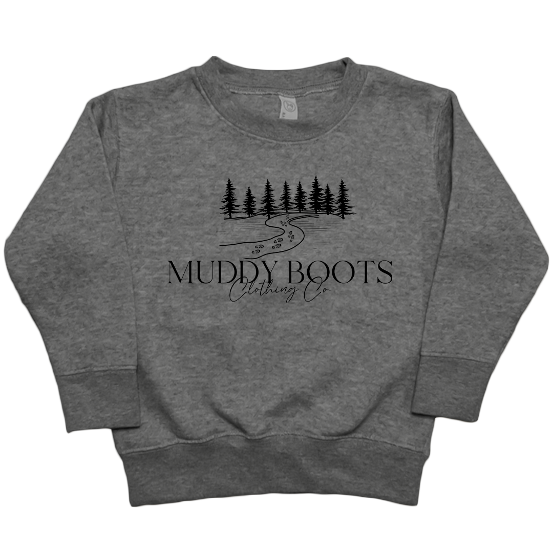 Muddy Trails Toddler Crew Neck Sweatshirt