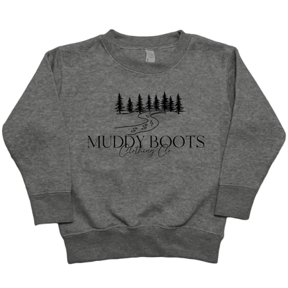 Muddy Trails Toddler Crew Neck Sweatshirt