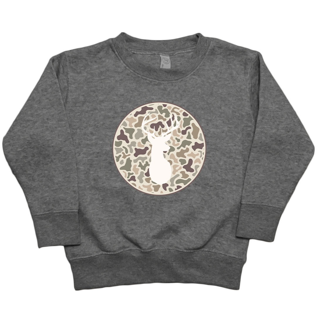 Whitetail Toddler Crew Neck Sweatshirt