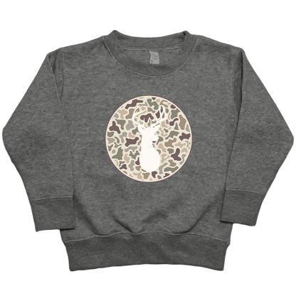 Whitetail Toddler Crew Neck Sweatshirt