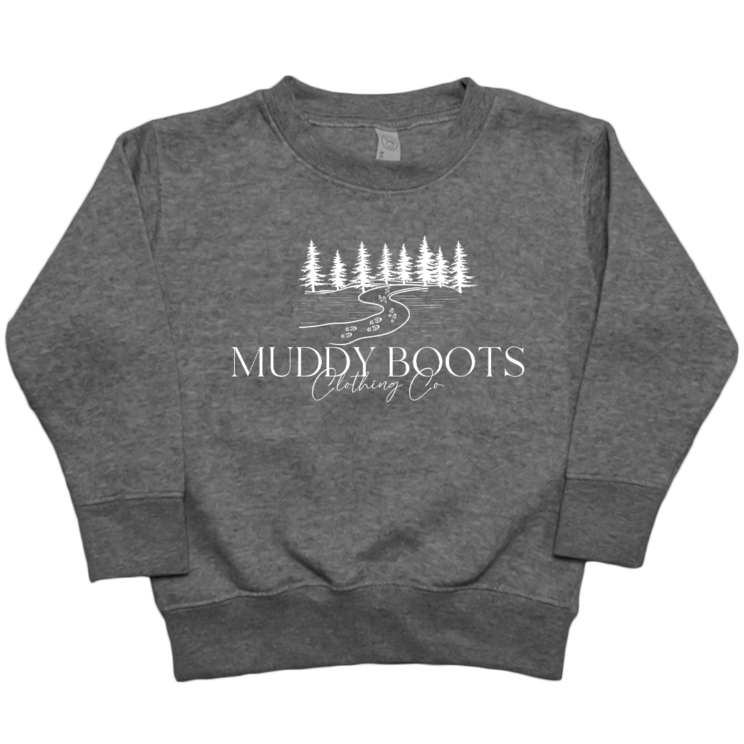 Muddy Trails Toddler Crew Neck Sweatshirt