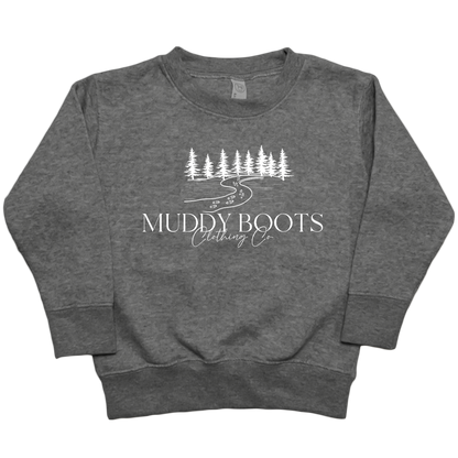 Muddy Boots Toddler Crew Neck Sweatshirt