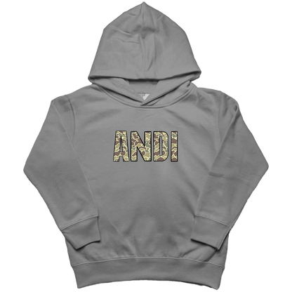 Personalized Camo Name Kids Hoodie