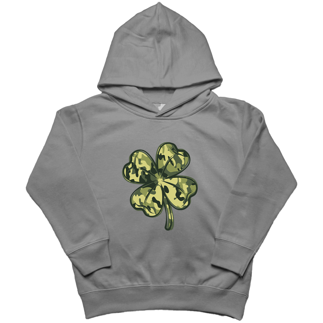 Camo Clover Toddler Hoodie