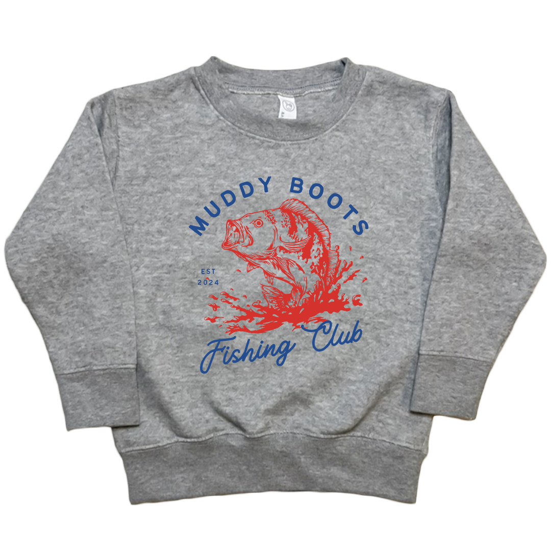 MB Fishing Club Toddler Crew Neck Sweatshirt