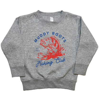 MB Fishing Club Toddler Crew Neck Sweatshirt