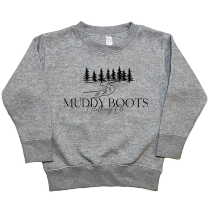 Muddy Boots Toddler Crew Neck Sweatshirt