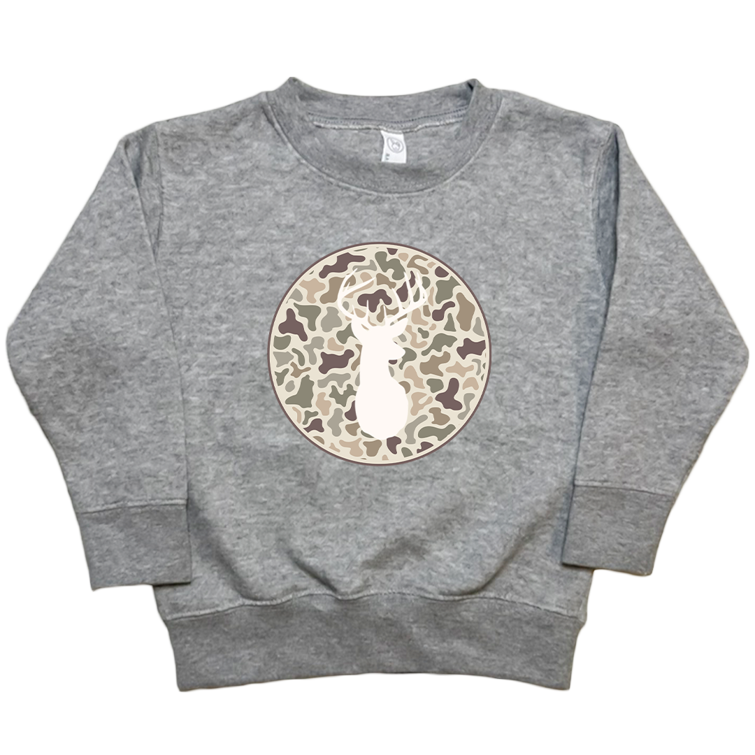 Whitetail Toddler Crew Neck Sweatshirt