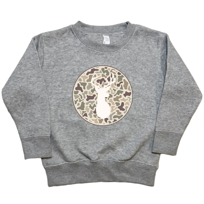 Whitetail Toddler Crew Neck Sweatshirt