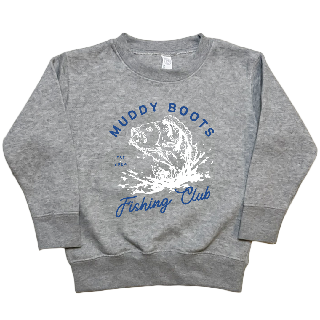 MB Fishing Club Toddler Crew Neck Sweatshirt