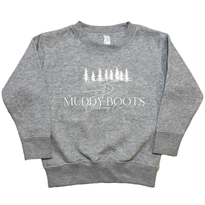 Muddy Trails Toddler Crew Neck Sweatshirt