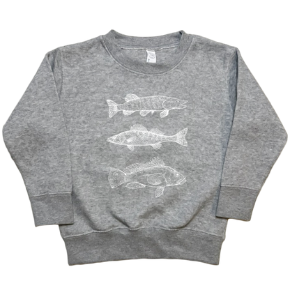 Midwest Fish Toddler Crew Neck Sweatshirt