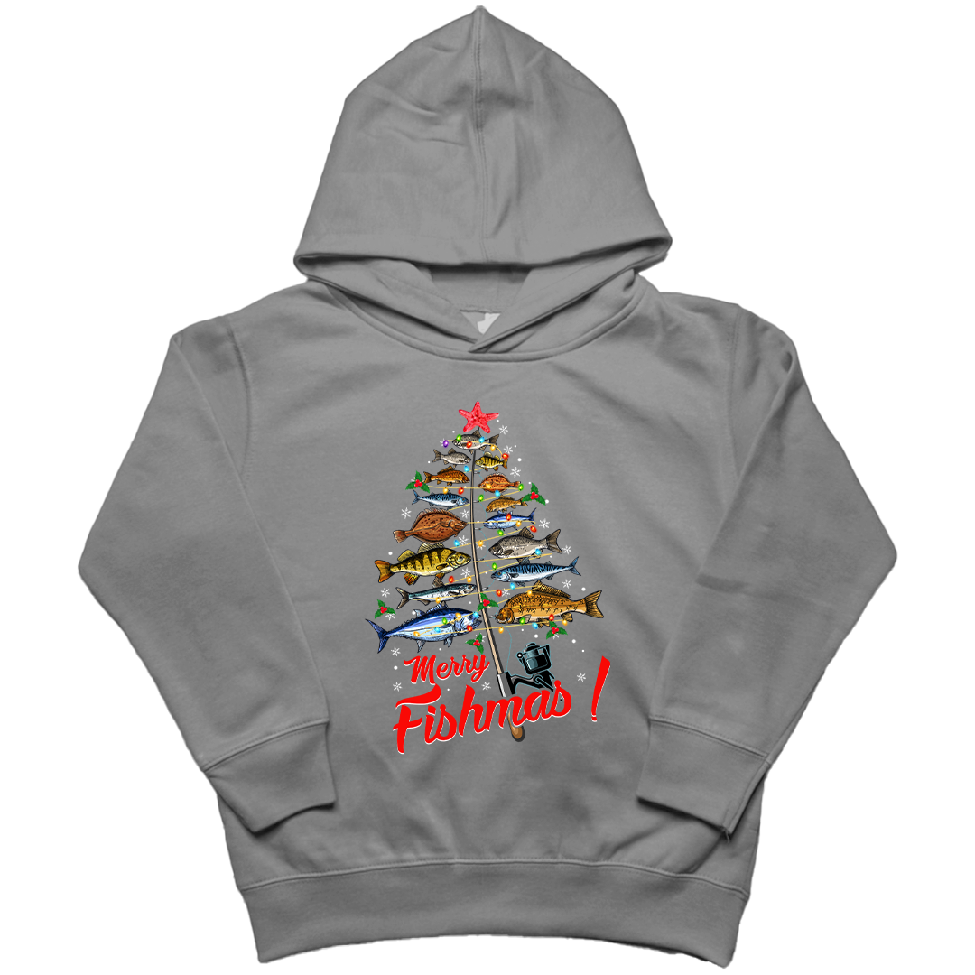 Merry Fishmas Kids Hoodie