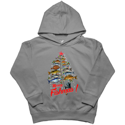 Merry Fishmas Kids Hoodie