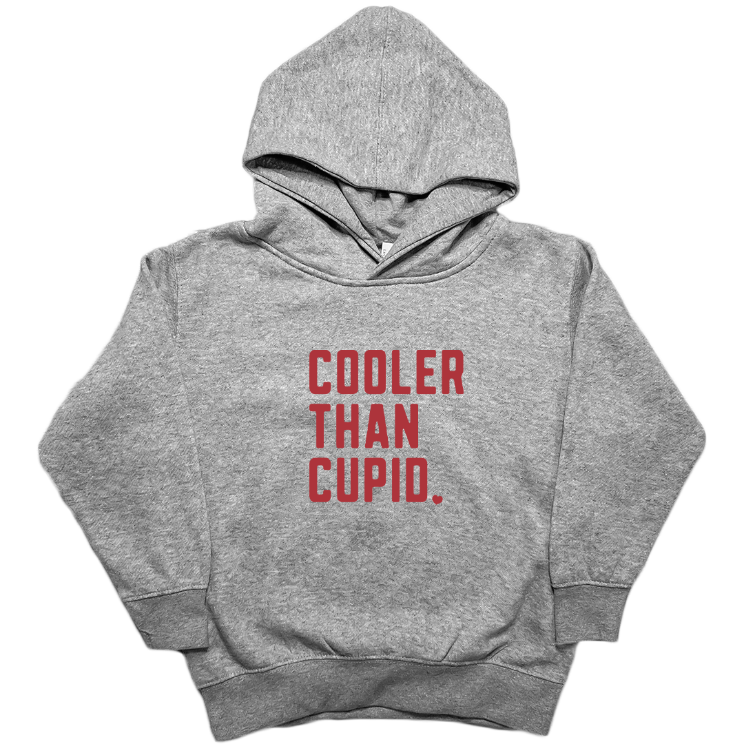 Cooler Than Cupid Kids Hoodie