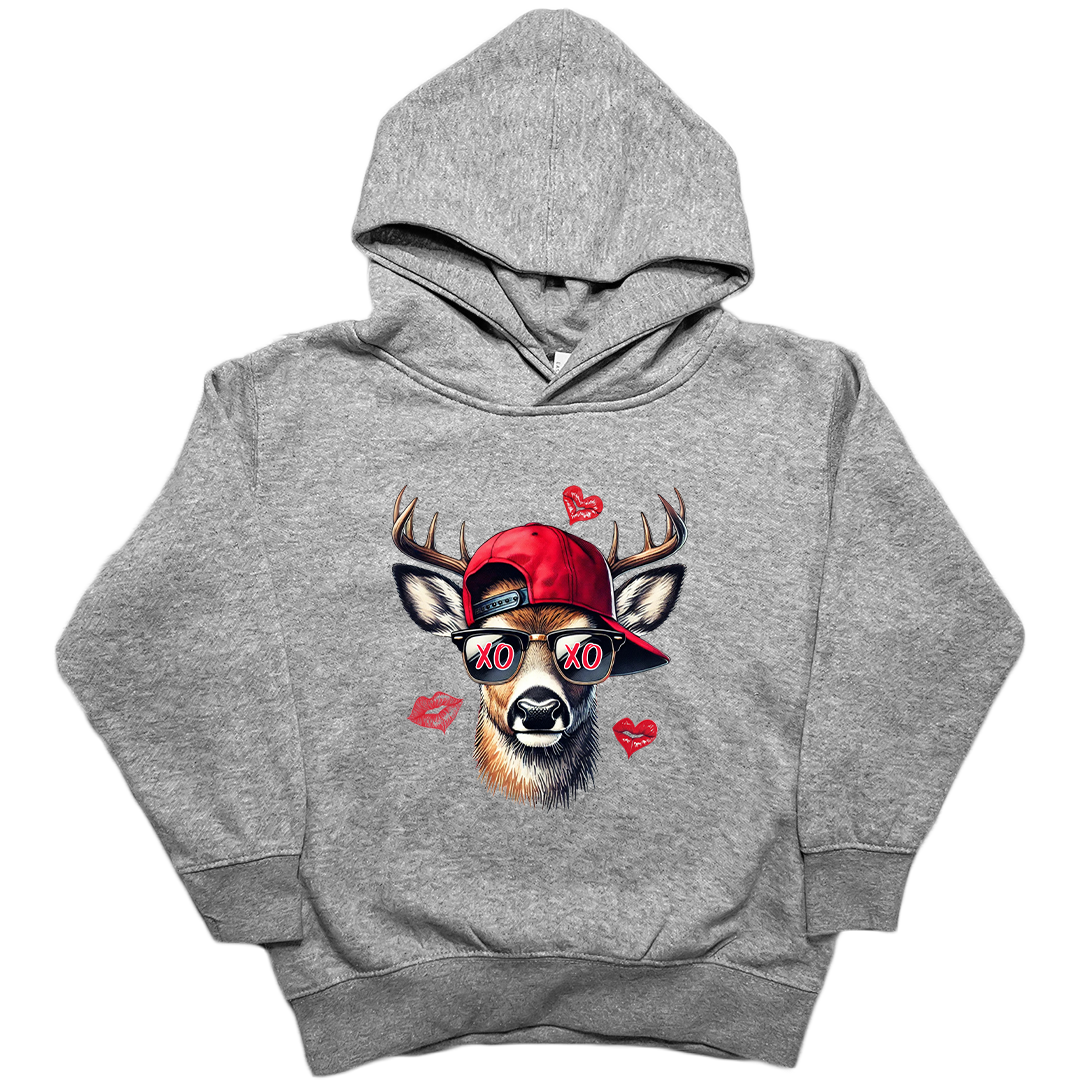 Love Struck Buck Kids Hoodie