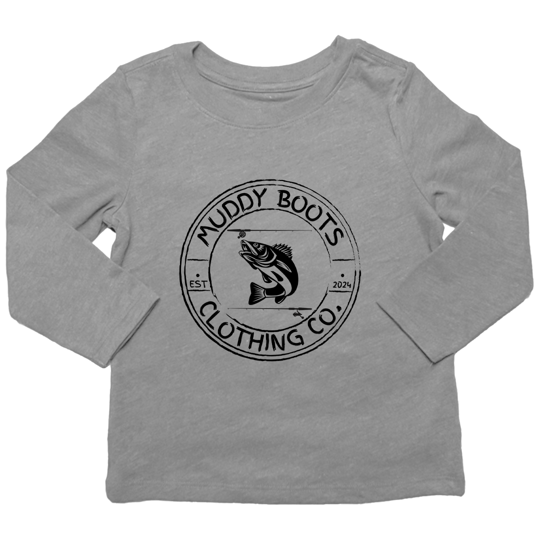 Rod Bending Kids Long Sleeve Tee