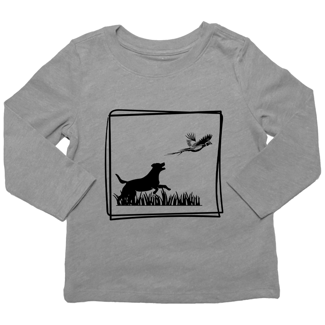 Pheasant Flush Toddler Long Sleeve Tee