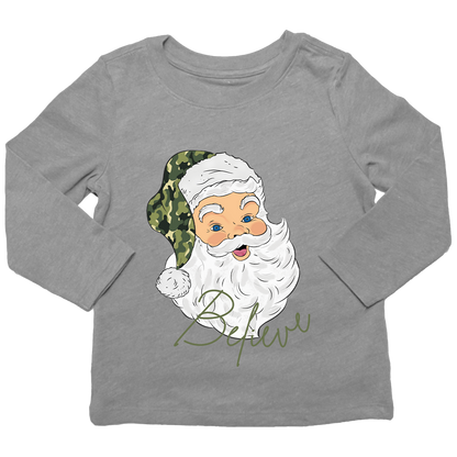 Believe in Santa Toddler Long Sleeve Tee