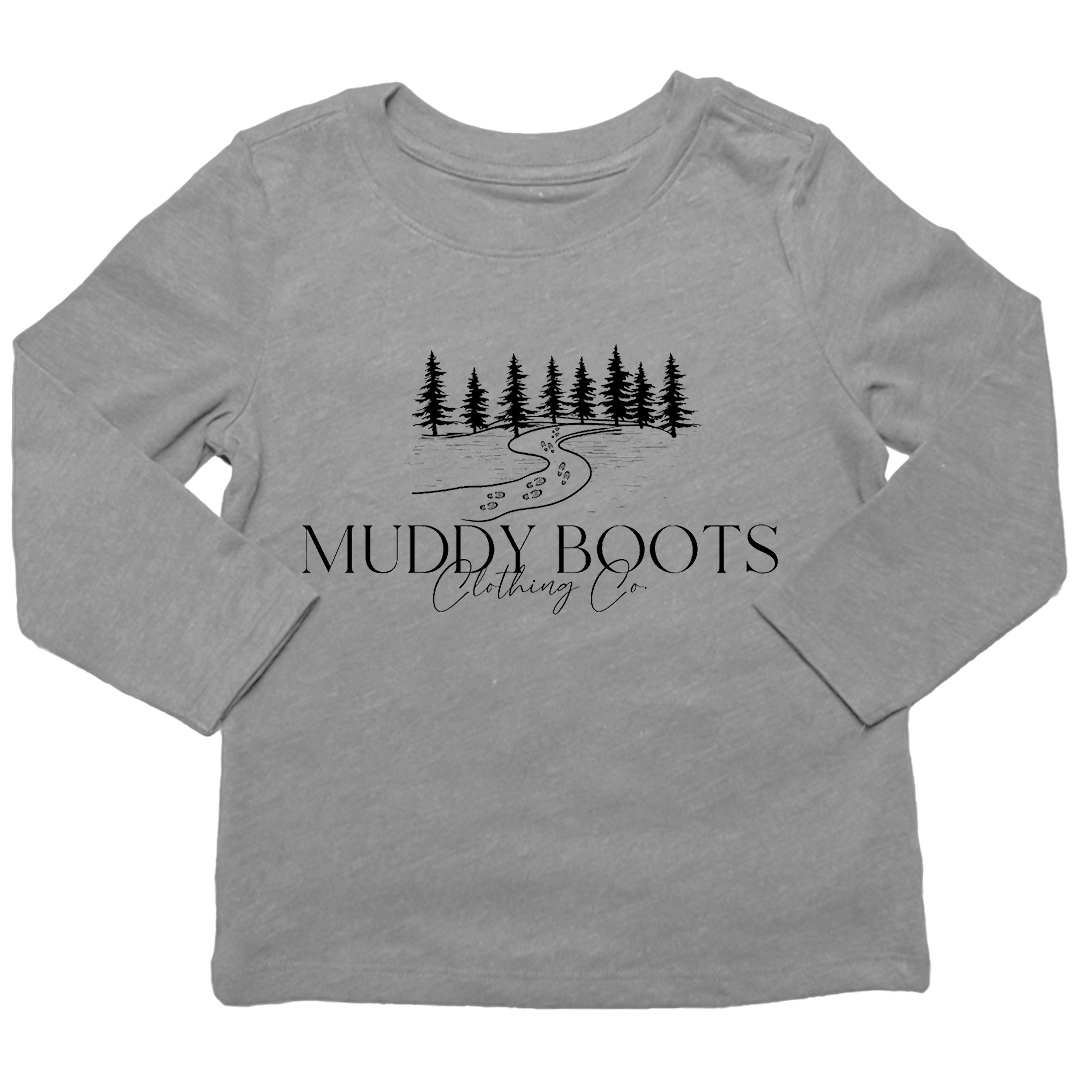 Muddy Boots Kids Long Sleeve Tee