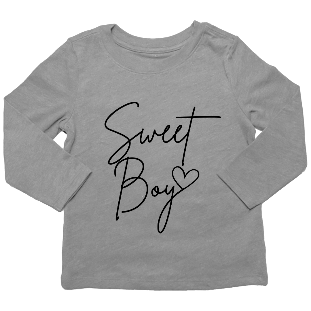 Sweet Boy Toddler Long Sleeve Tee