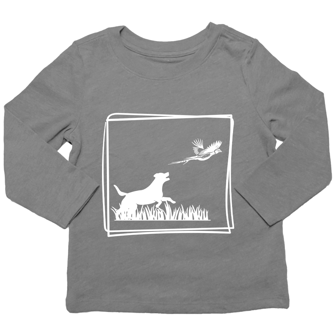 Pheasant Flush Toddler Long Sleeve Tee