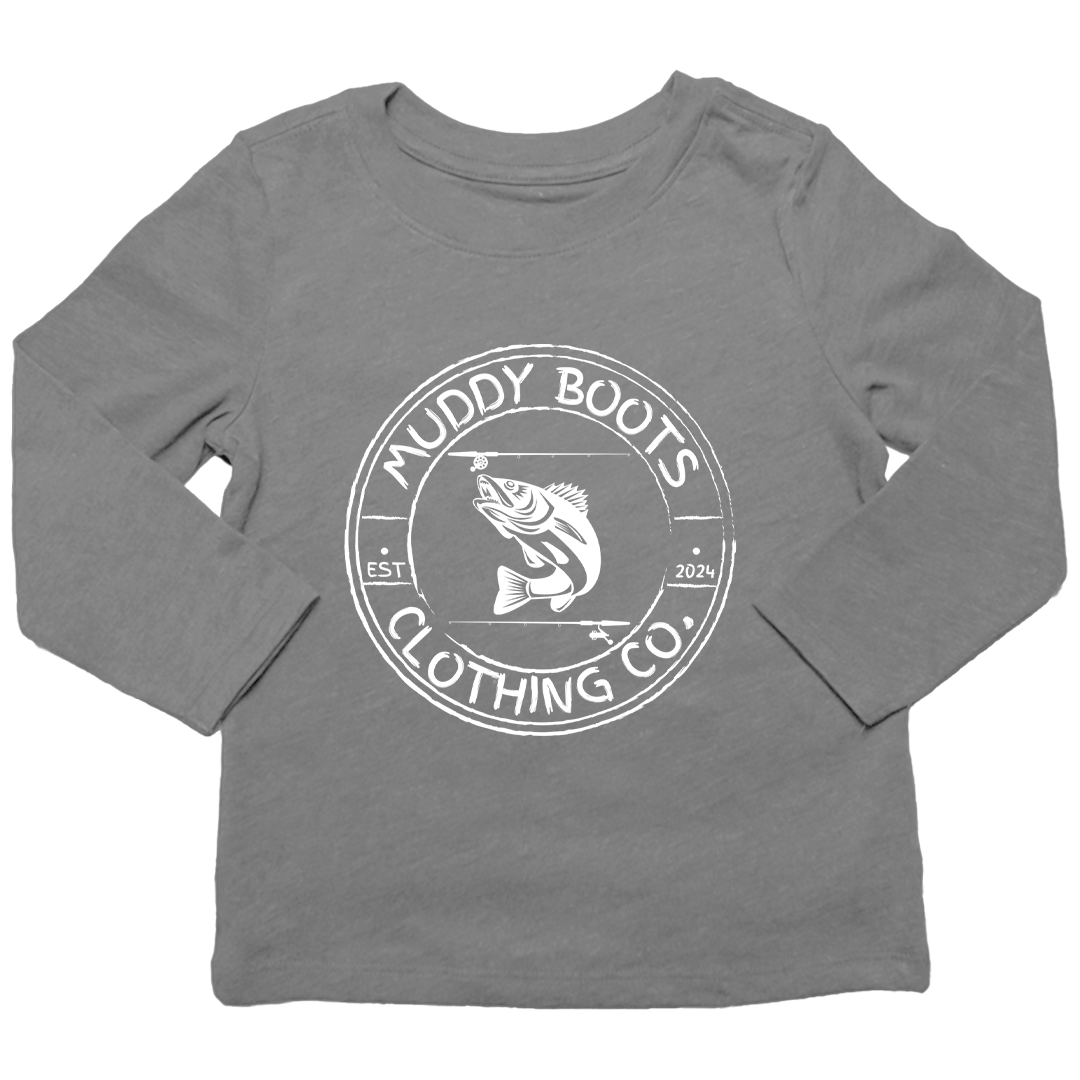 Rod Bending Kids Long Sleeve Tee