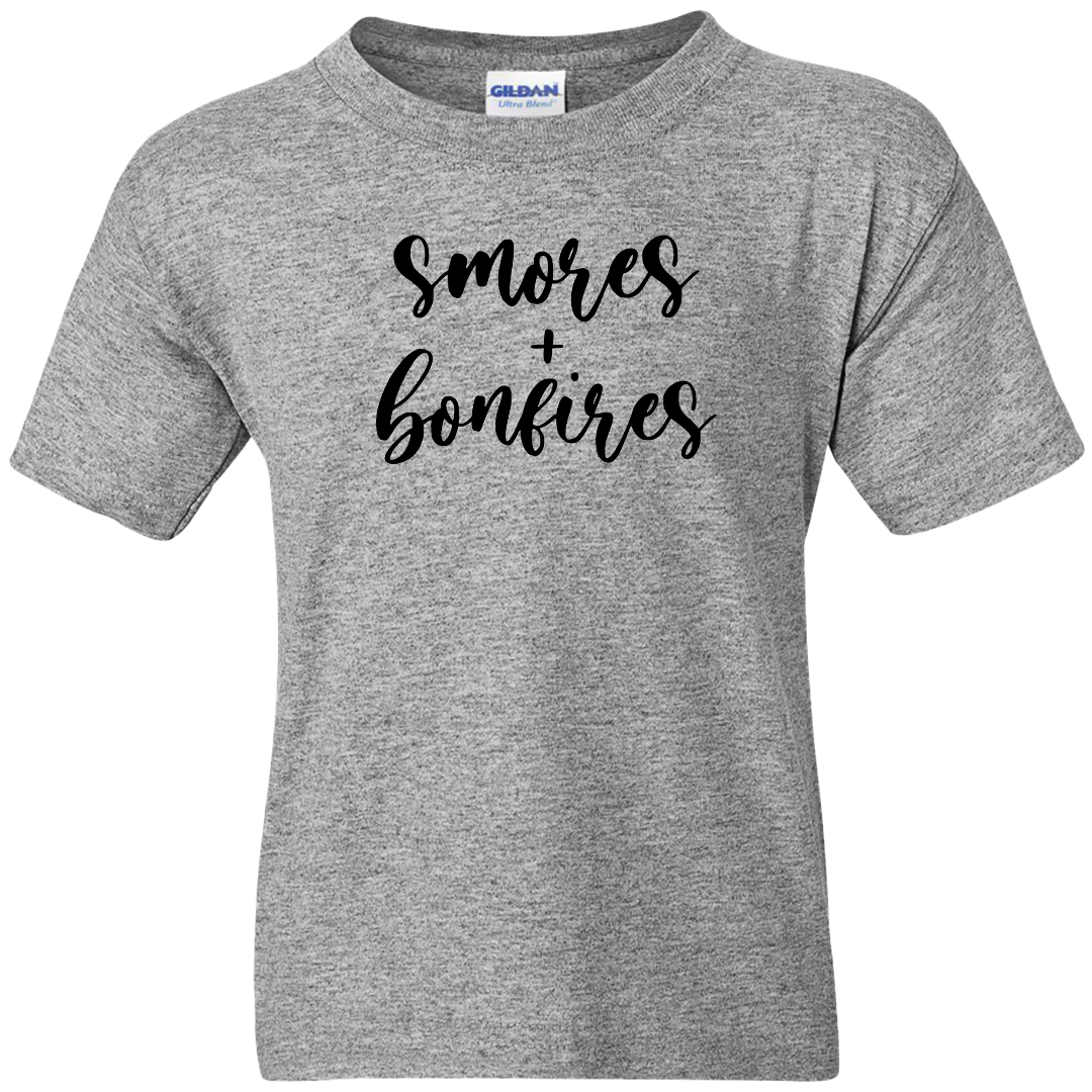 S'mores And Bonfires Kids Tee