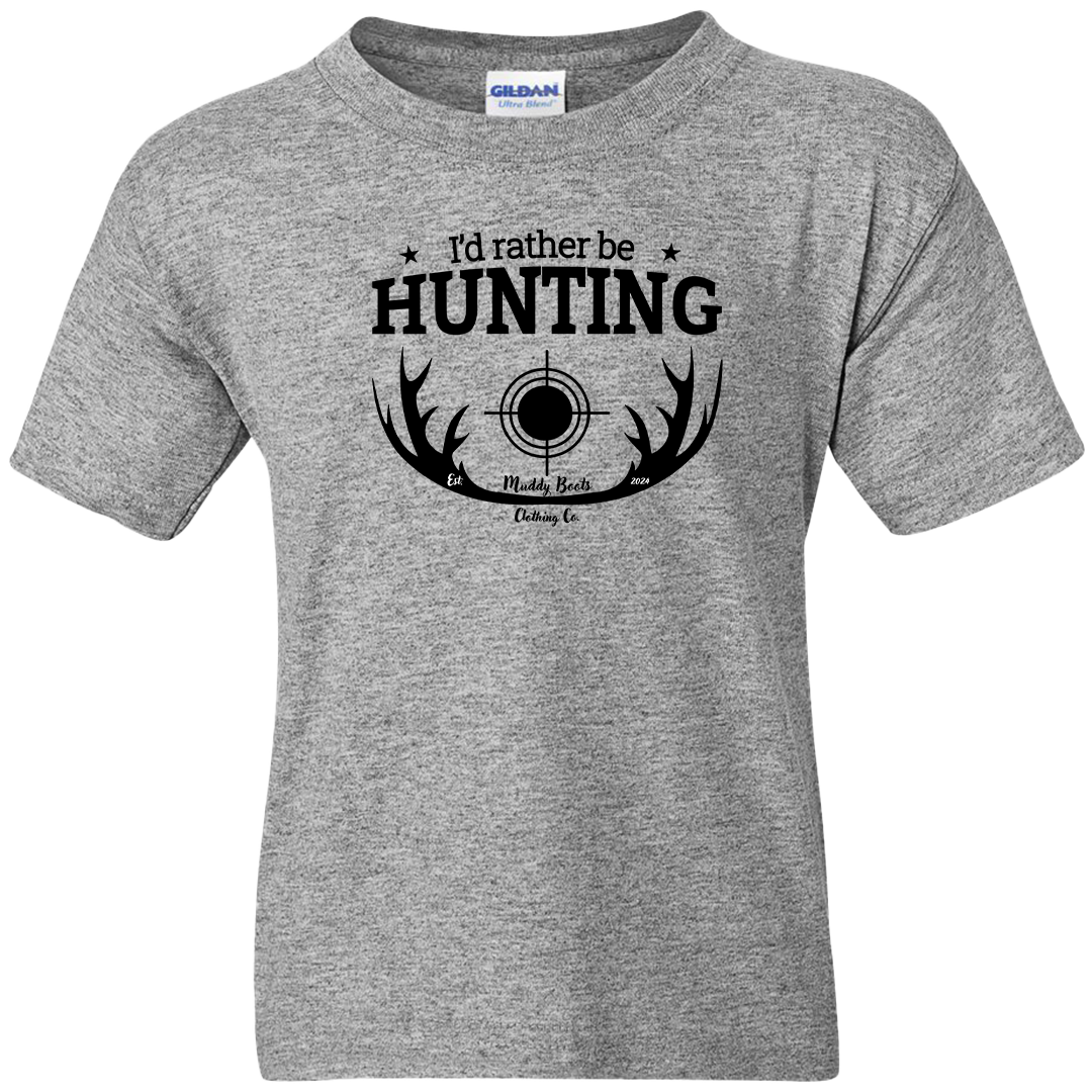 I'd Rather be Hunting Kids Tee