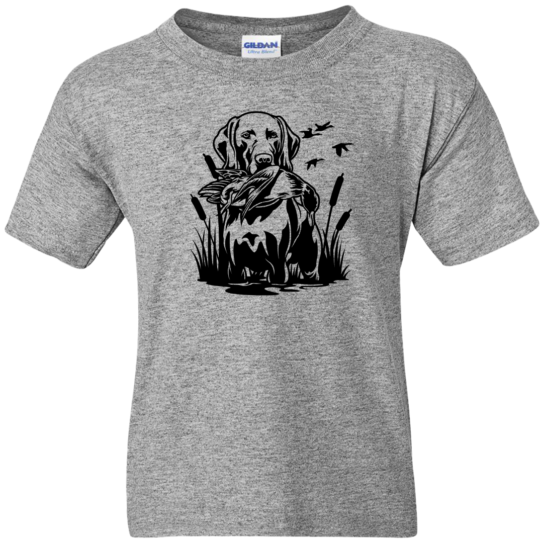 Duck Hunting Dog Adult Tee