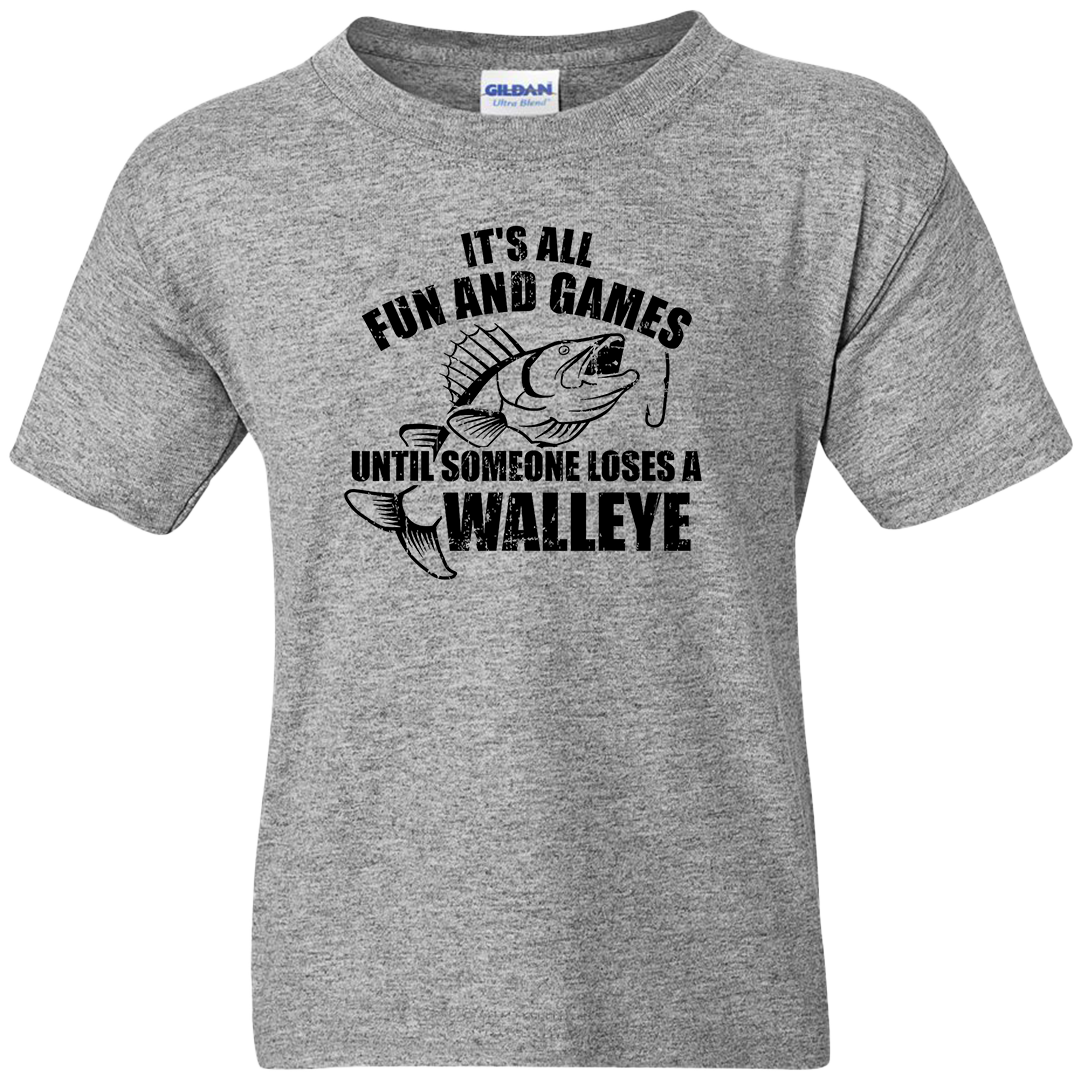 Walleye Games Kids Tee